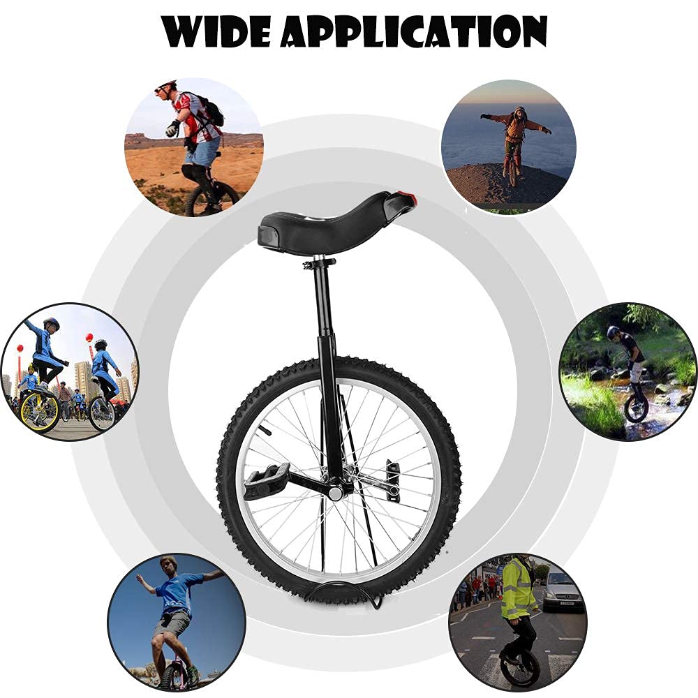SUDOO Unicycle Skidproof Adjustable Exercise