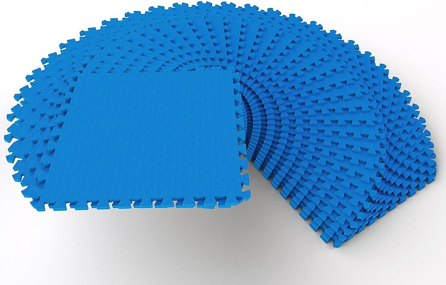 BalanceFrom Puzzle Exercise Mat with EVA Foam Interlocking Tiles