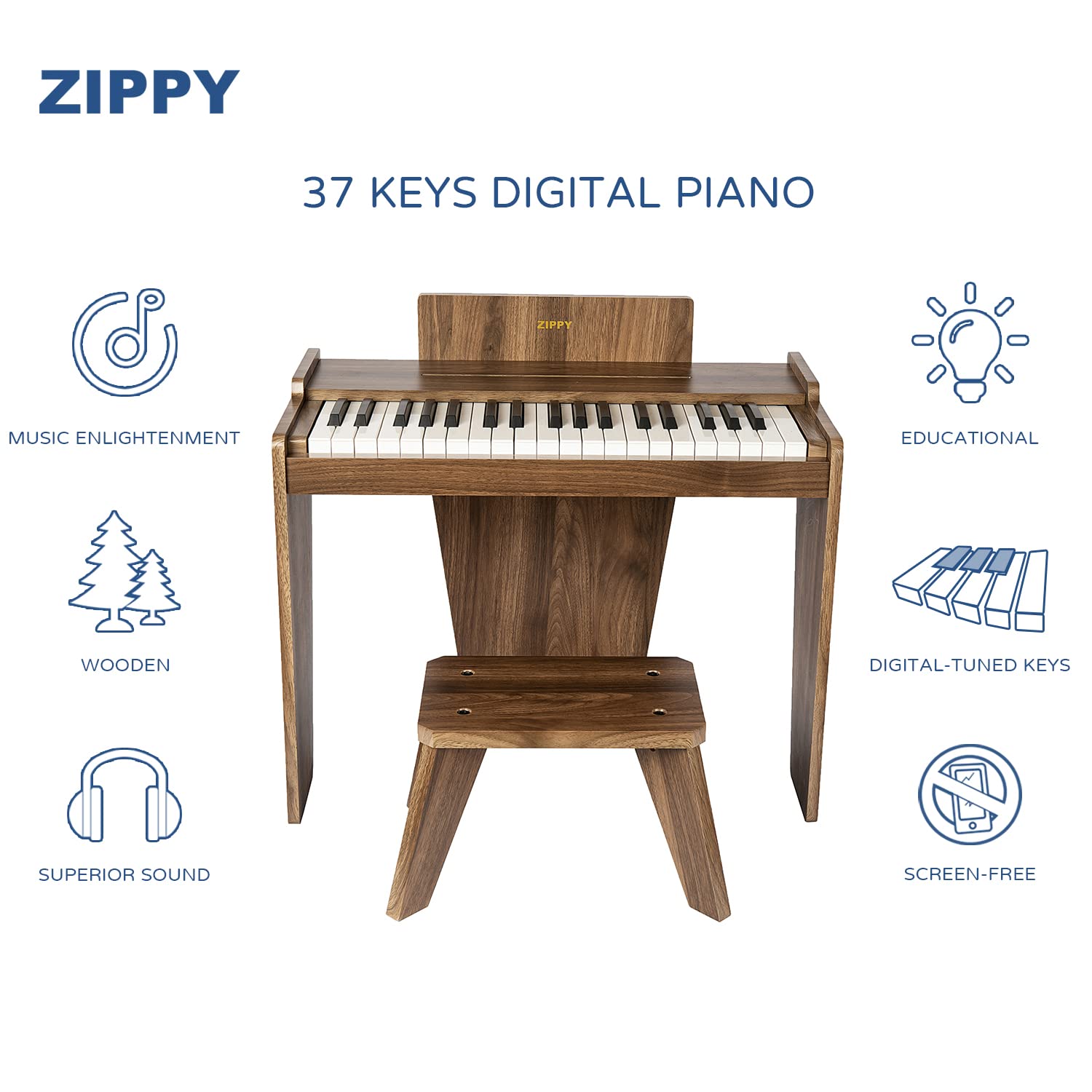 ZIPPY Keyboard Digital Educational Instrument