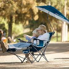 sport brella portable recliner chair midnight blue