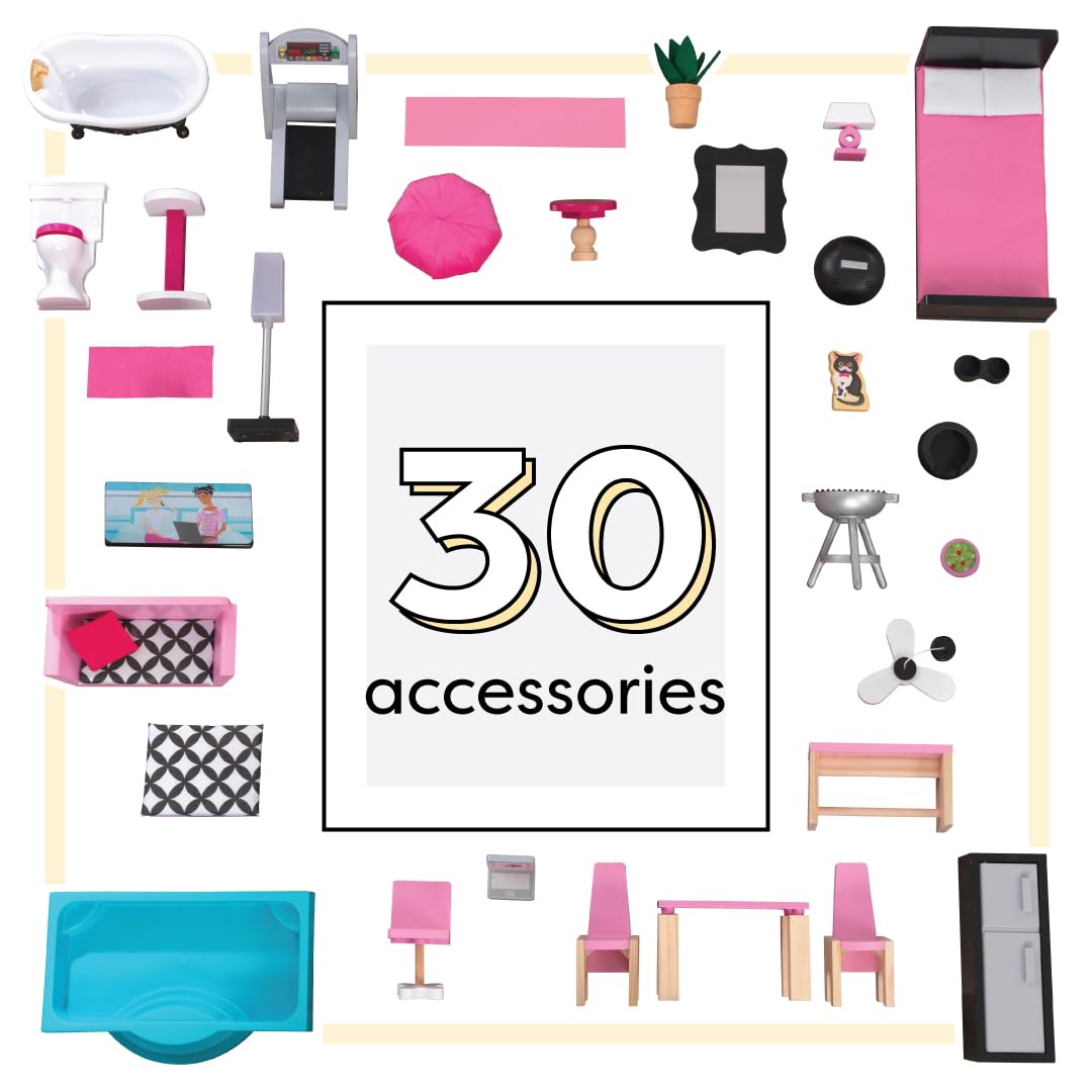 KidKraft 65949 Shimmer Mansion Dollhouse