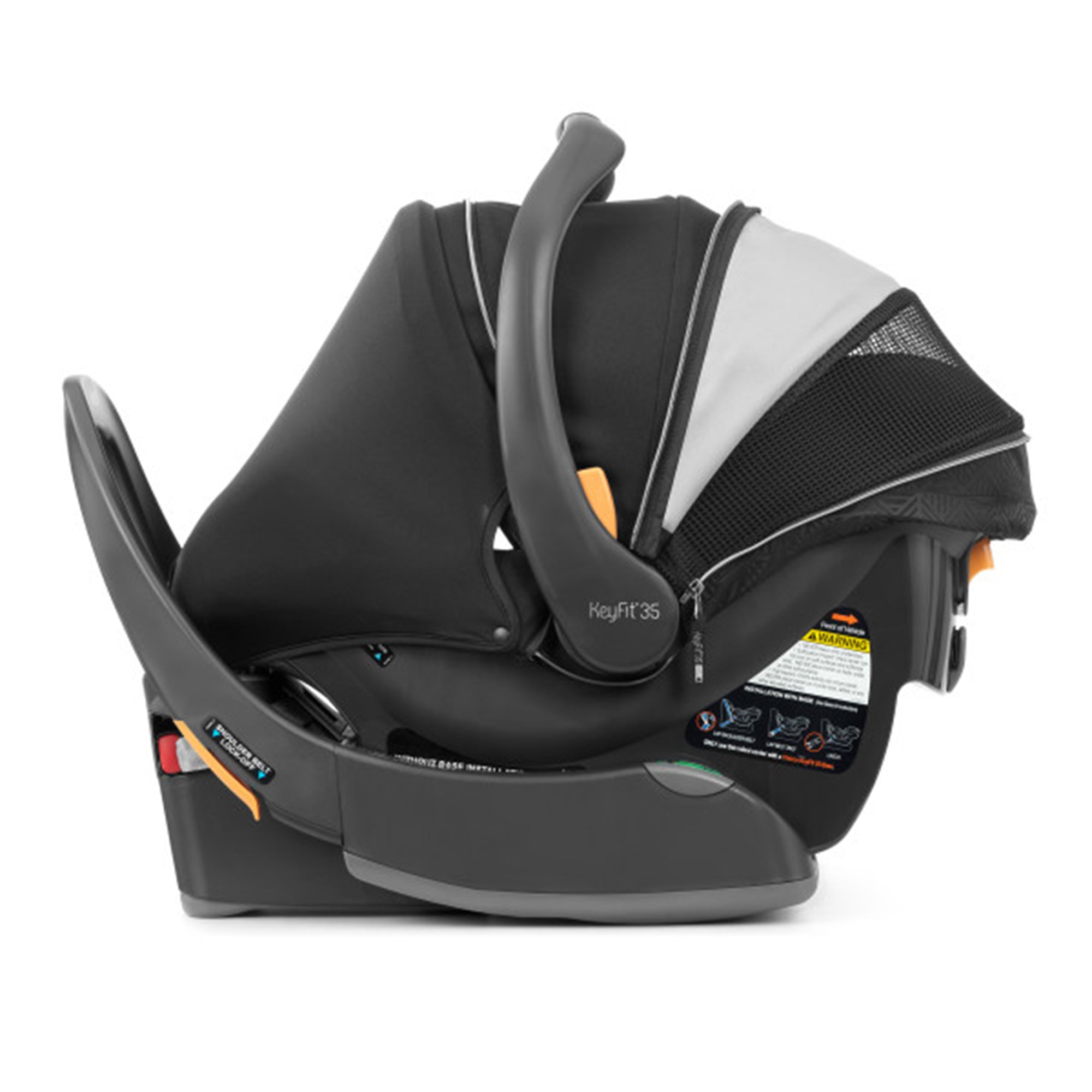 Chicco Bravo Primo Trio Quick-Fold Stroller Travel System, Springhill/Black
