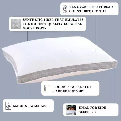 Indulgence Side Sleeper Pillow by Isotonic 36
