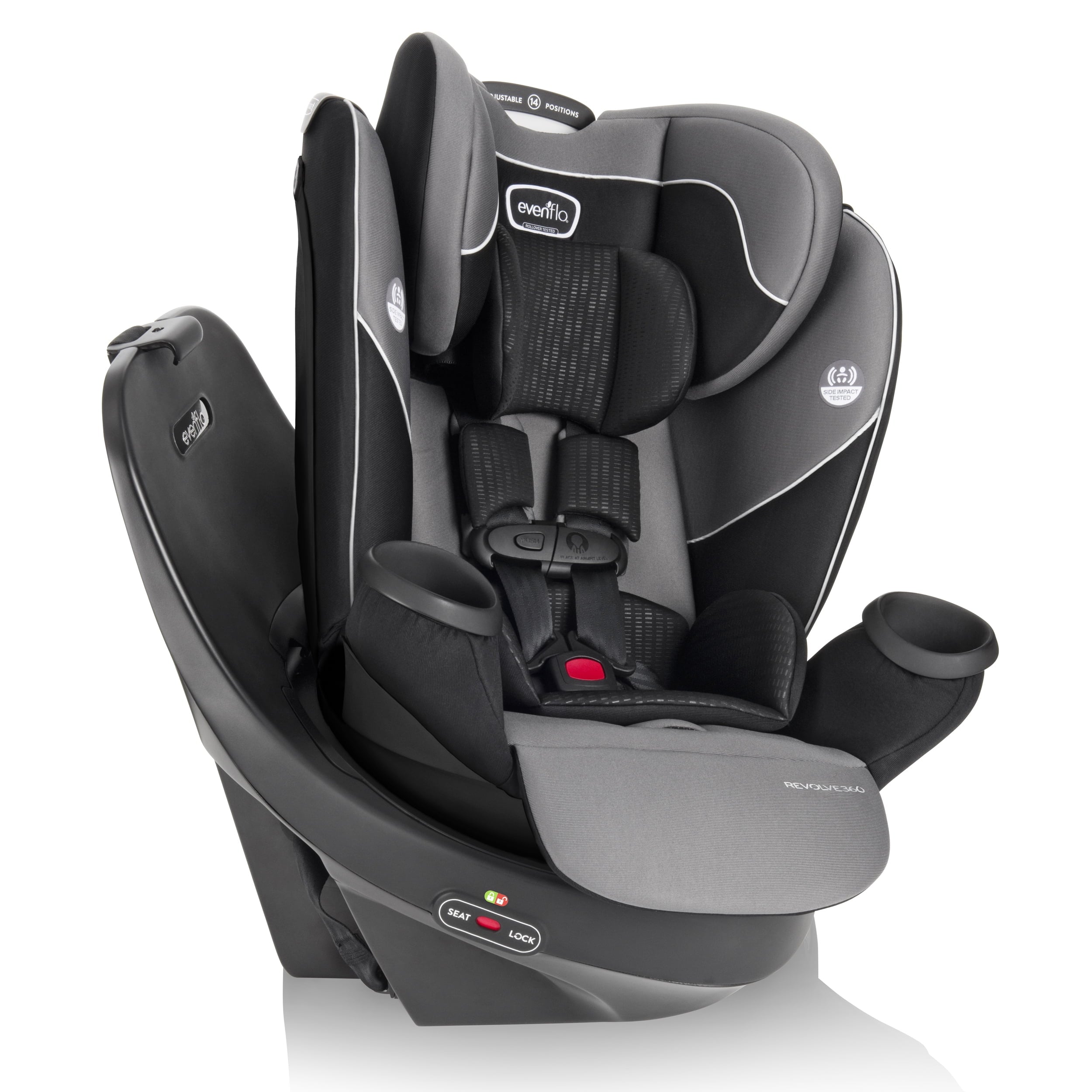 Revolve360 Rotational All-In-One Car Seat (Amherst Gray)