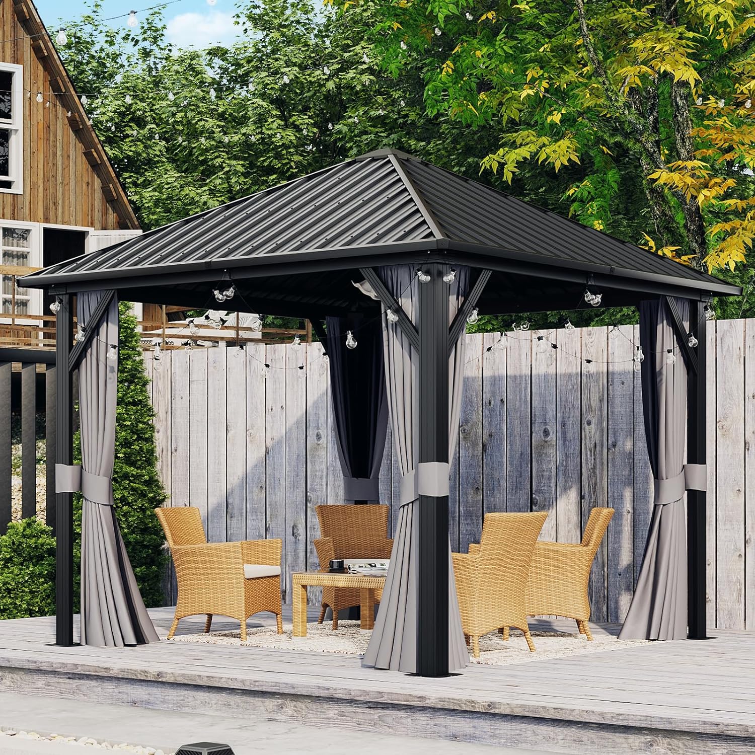 10'x10' Single Roof Gazebo