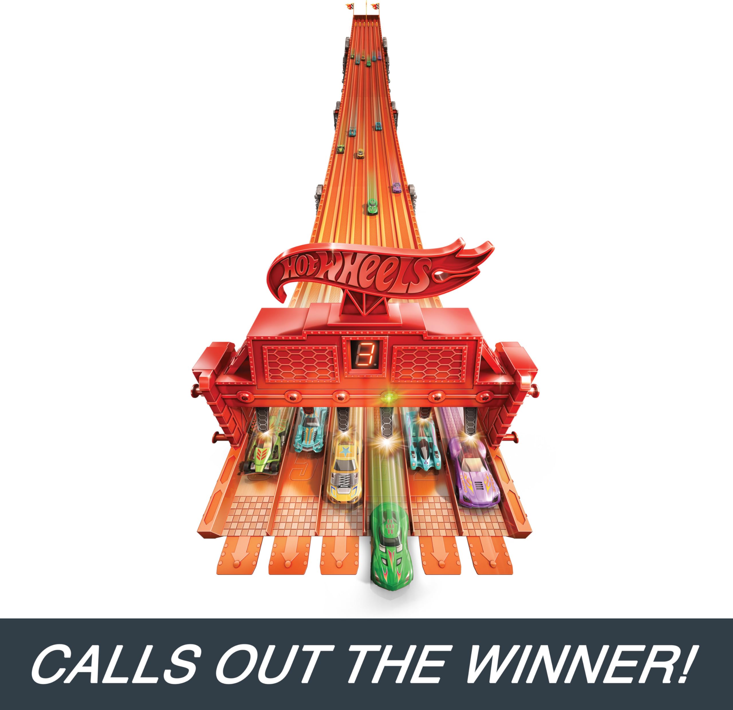 Hot Wheels Super 6 Lane Raceway