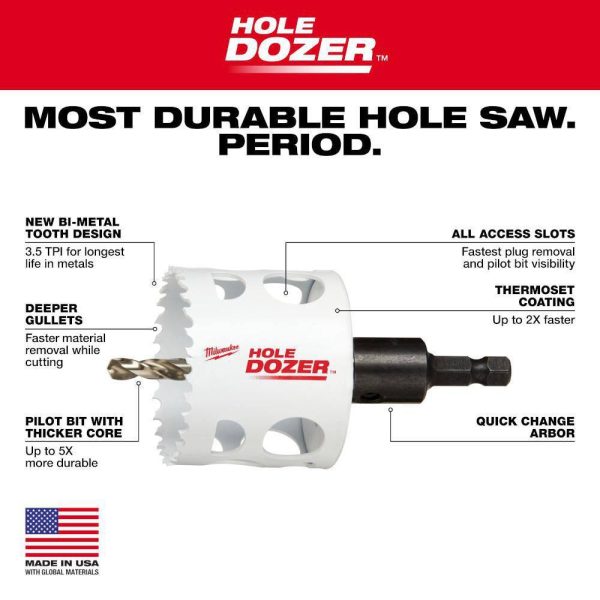1005019655 Hole Dozer General Purpose Bi-Metal Hole Saw Set (21-Piece)