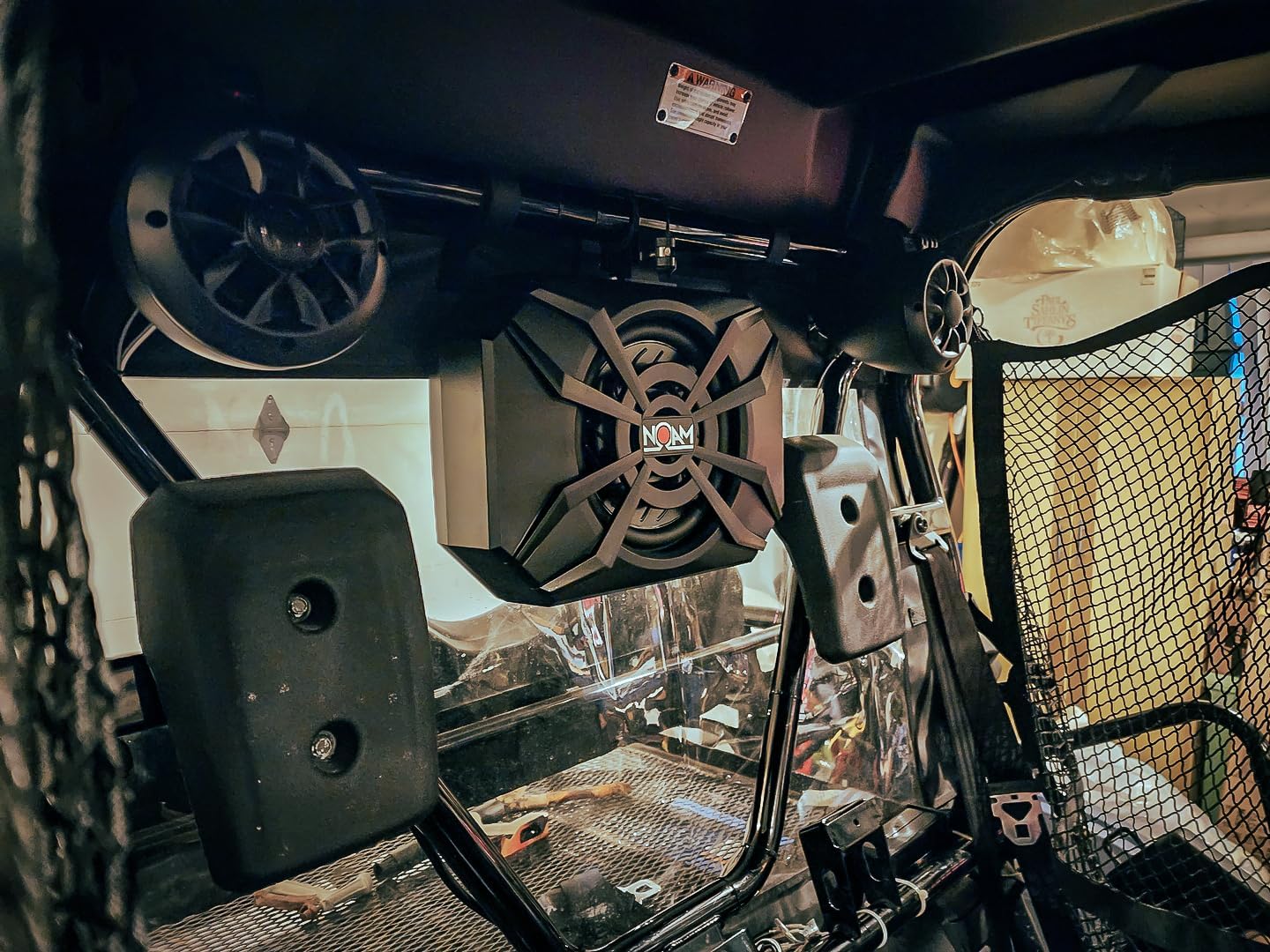 4 Channels Marine Bluetooth ATV/Golf Cart/UTV Speakers Stereo System