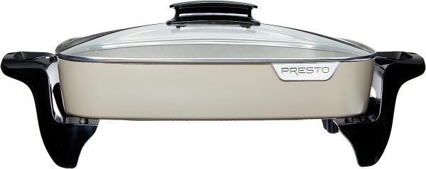 , Grey Ceramic 06856 Electric Skillet, 16