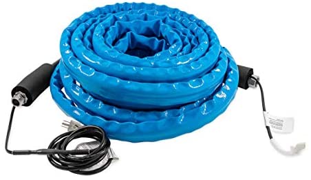 Camco 22912 50 Feet Taste Pure Heated Drinking Water Hose with Thermostat �C Lead Free