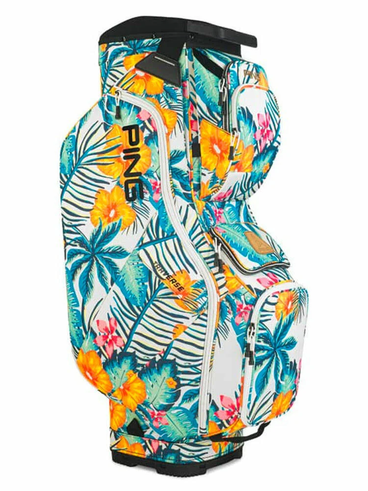 Ping Traverse Cart Bag - Navy White Red