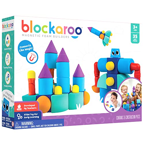 Blockaroo Magnetic Foam Building Blocks
