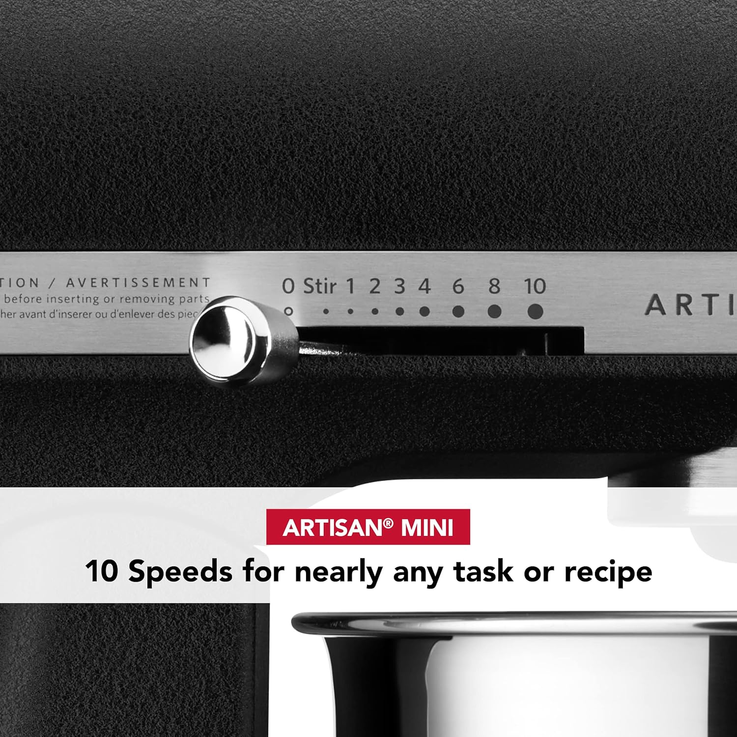 Artisan Mini 3.5 Quart Tilt-Head Stand Mixer - KSM3316X - Cast Iron Black