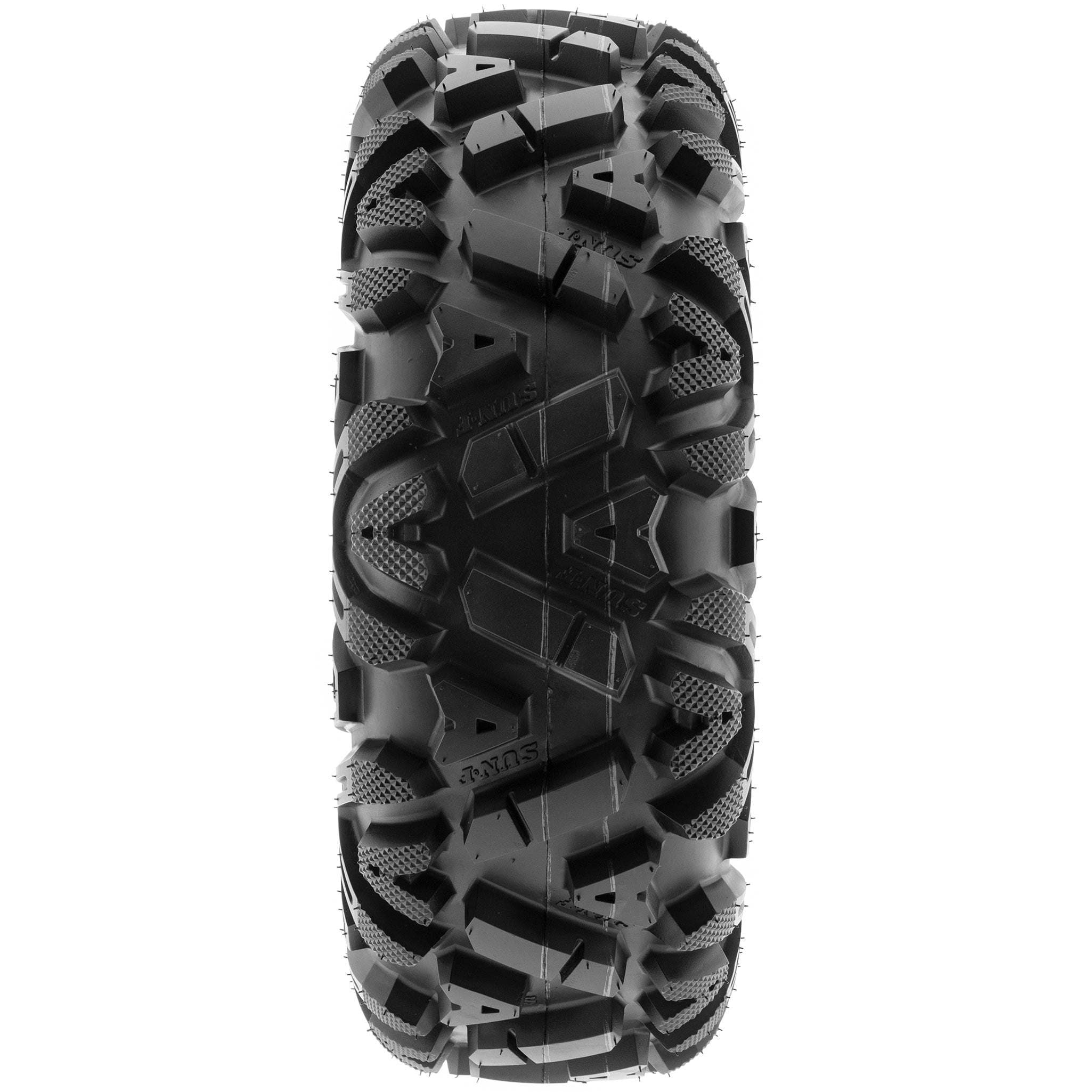SunF All Terrain ATV UTV Tires 25×8-12 and 25×10-12 6 PR A033 (Complete Full Set of 4)