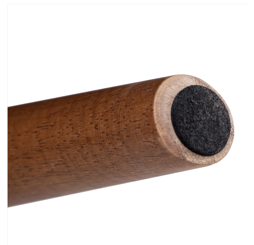 (75 x 69 x 84) cm Retro Modern Wooden Single Chair, Grey Fabric