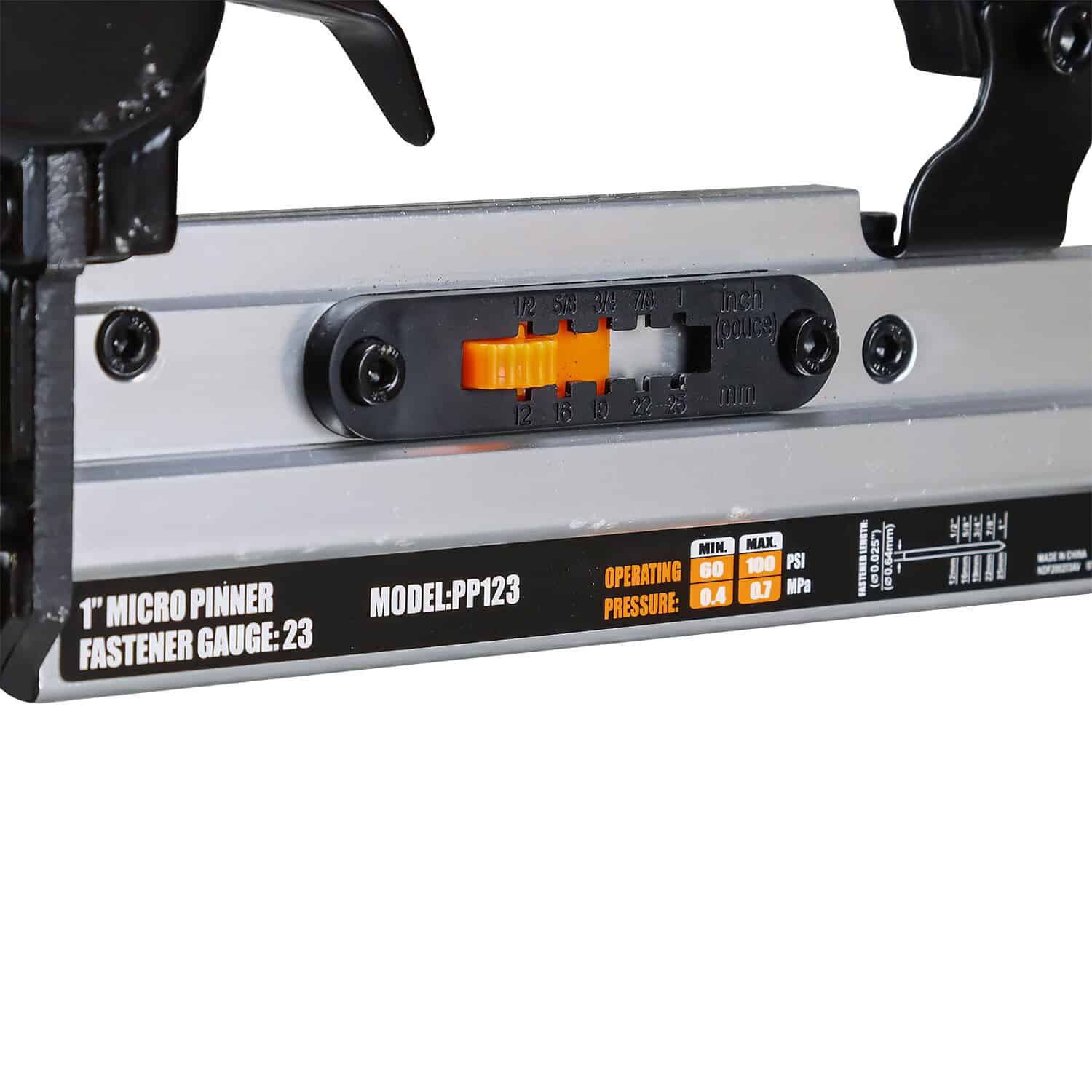 1-in 23-Gauge Pneumatic Pin Nailer