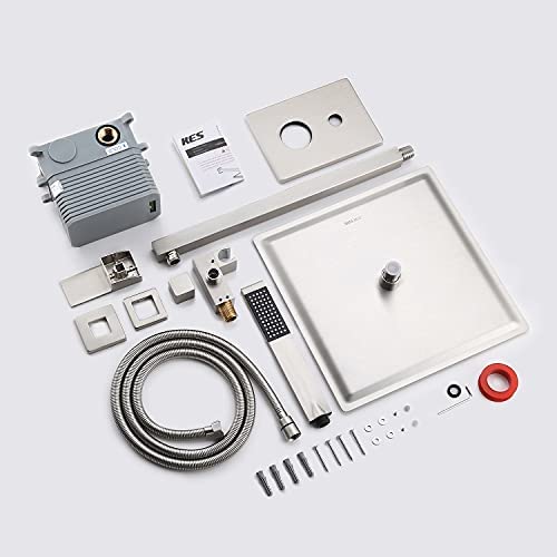 KES Shower System 12 Inch Rain Shower Head