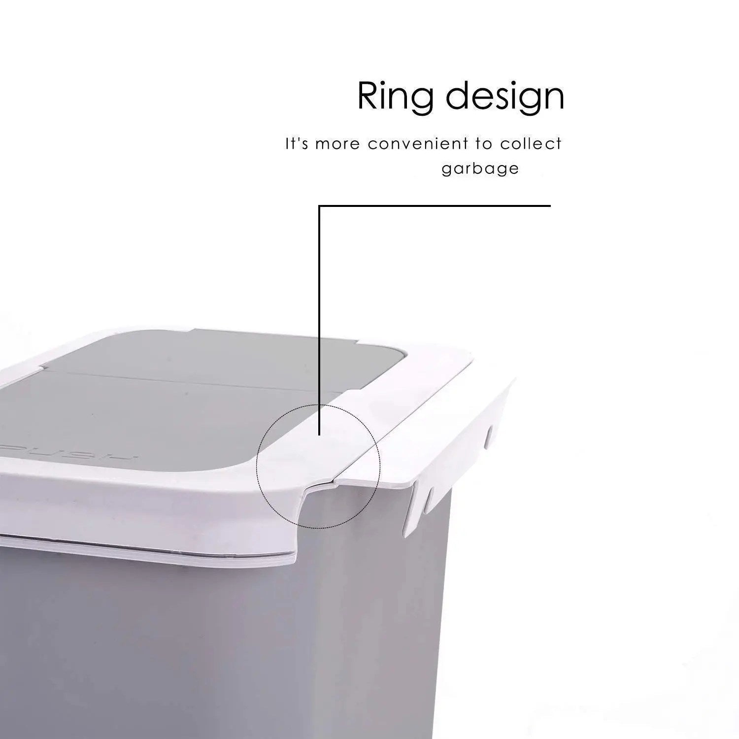 Wall Mount Kitchen Dustbin Garbage Can Cabinet