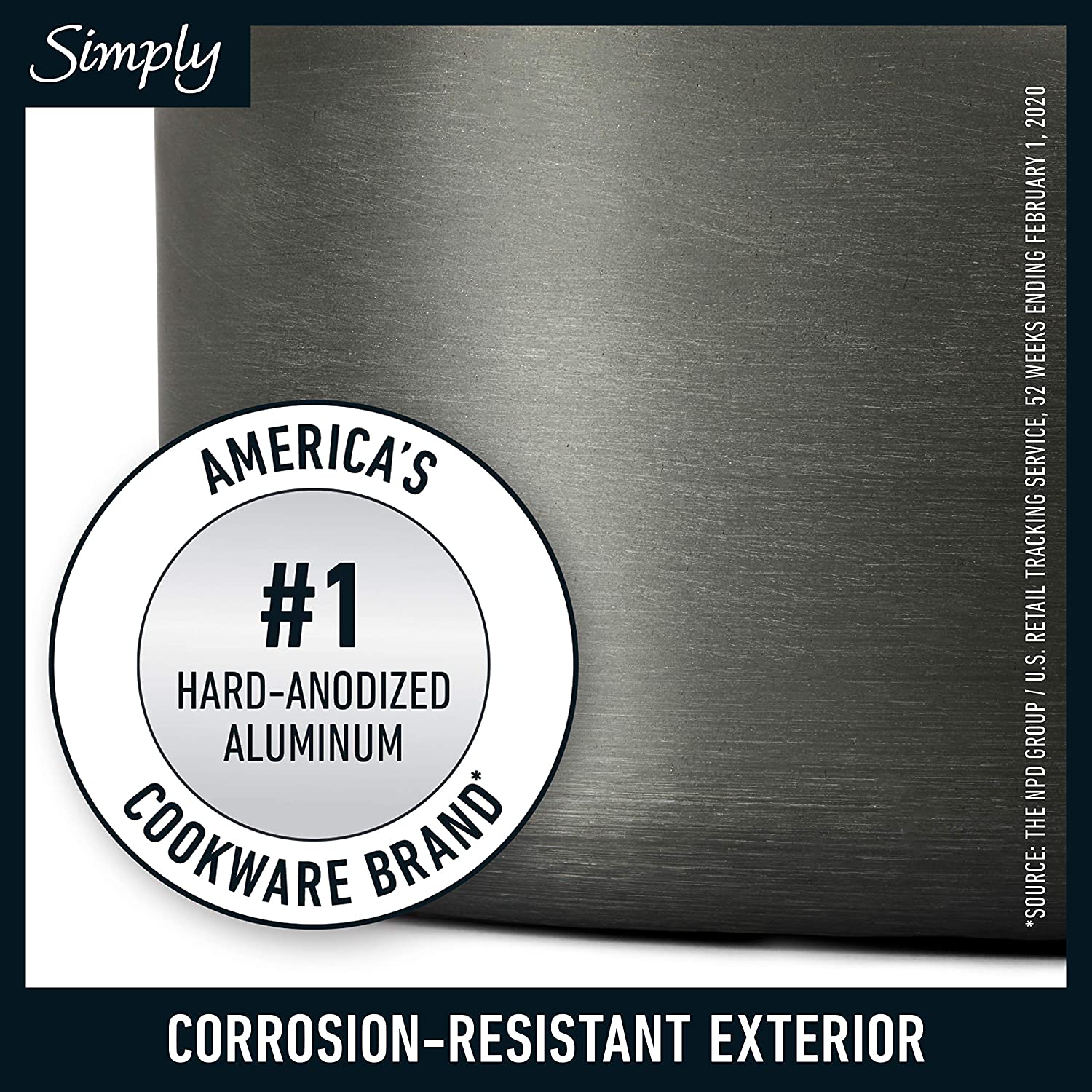 10-Piece Pots and Pans Set, Nonstick Kitchen Cookware with Stay-Cool Stainless Steel Handles, Black