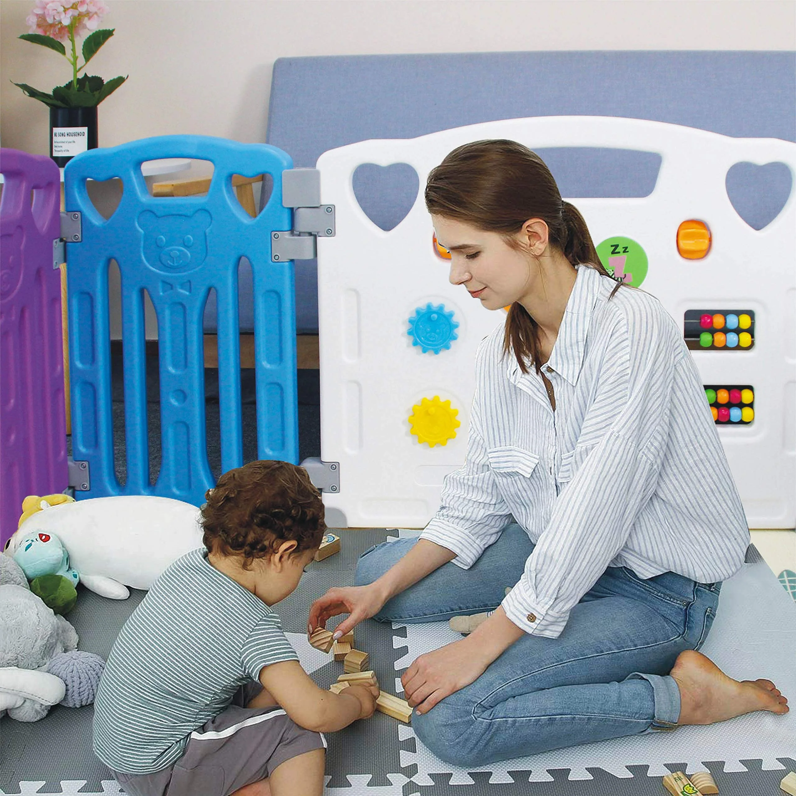 Baby Playpen Kids Activity Centre Safety Play Yard