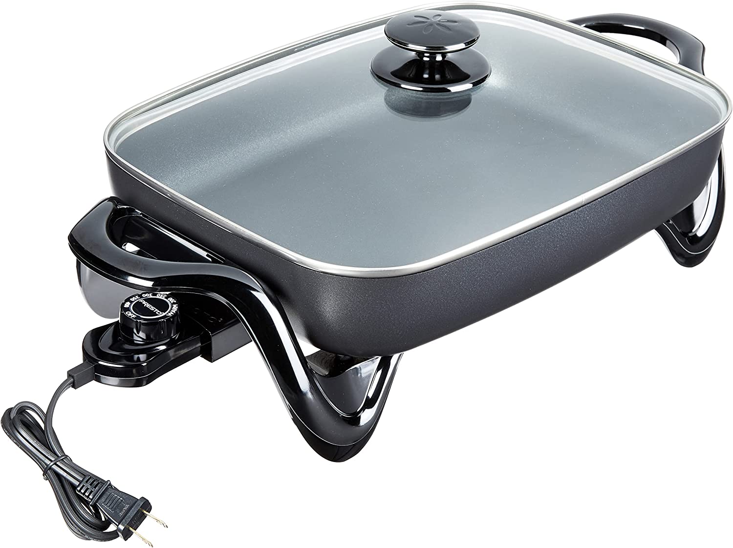 06852 16-Inch Electric Skillet with Glass Cover