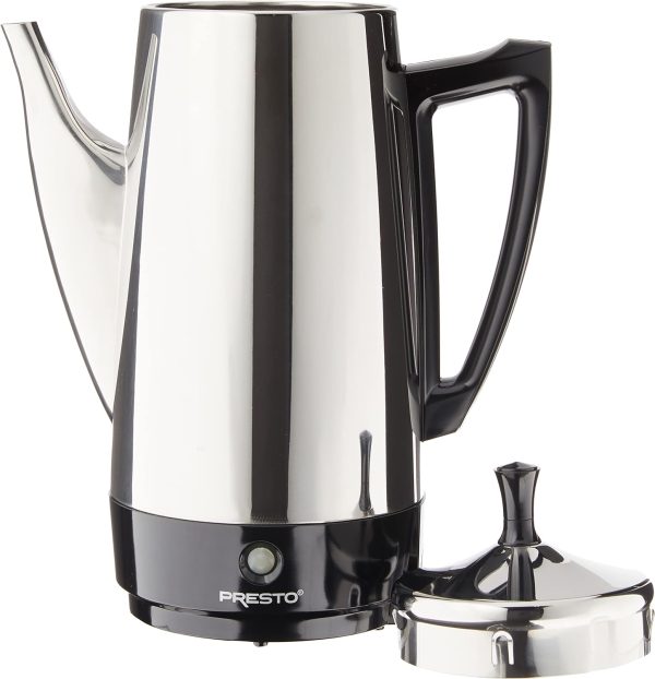 12-Cup Stainless Steel Coffee Percolator