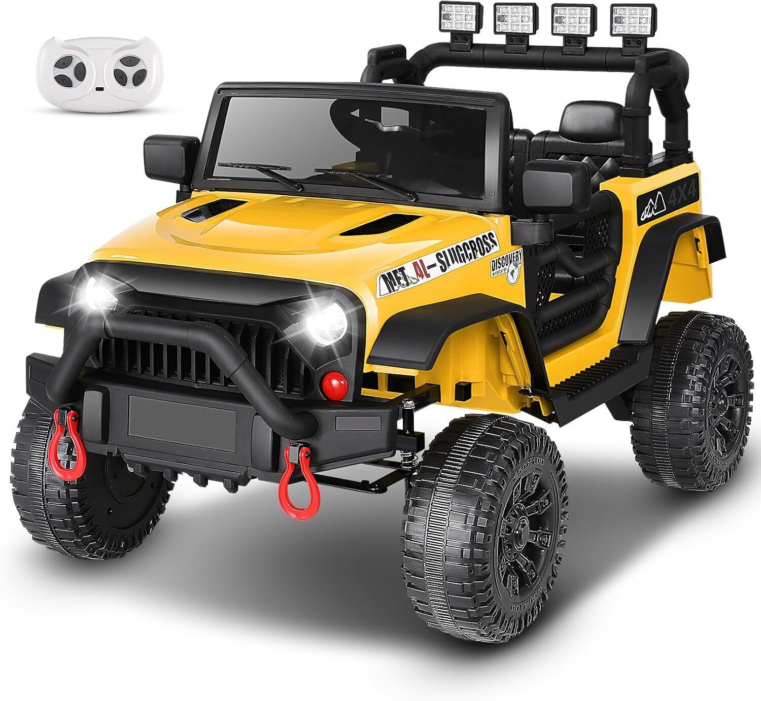 Kids Ride on Car 12V Electric Truck 4 Wheels Spring Suspension w/Remote Control