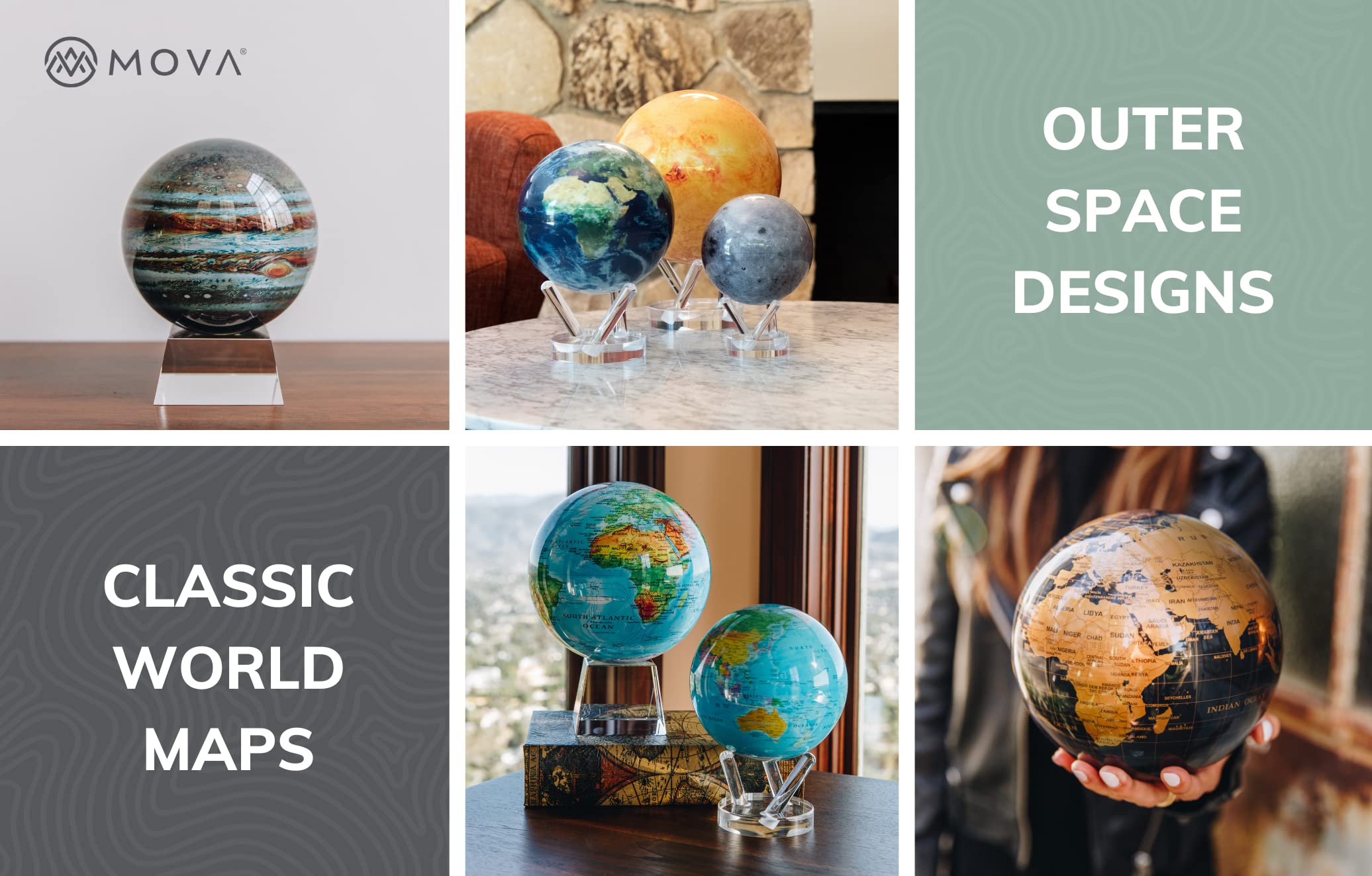 Earth Clouds MOVA Globe 4 5