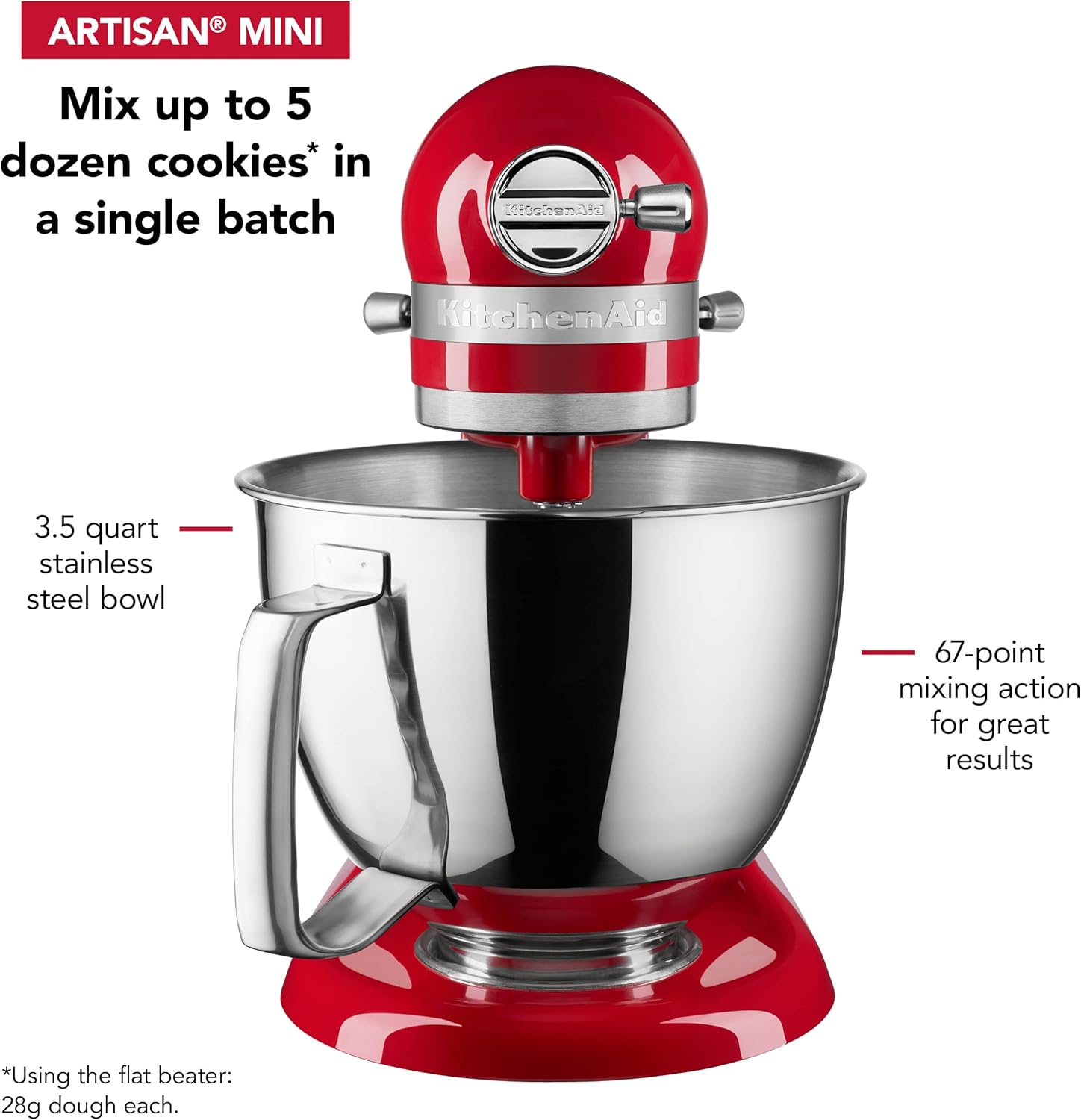 Artisan Mini 3.5 Quart Tilt-Head Stand Mixer - KSM3316X - Cast Iron Black