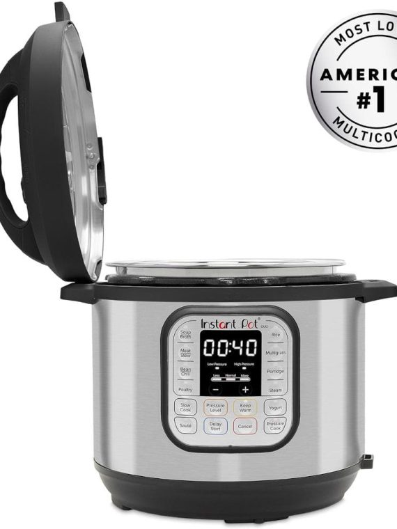 Instant Pot 8 qt. Stainless Steel Duo Electric Pressure Cooker 113-0002-03