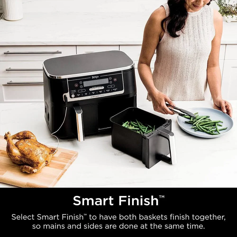 Ninja DZ550 Foodi 10 Quart 6-in-1 DualZone