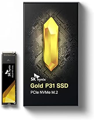 SK hynix Gold P31 PCIe NVMe Gen3 M.2 2280 Internal SSD | Up to 3500MB/S