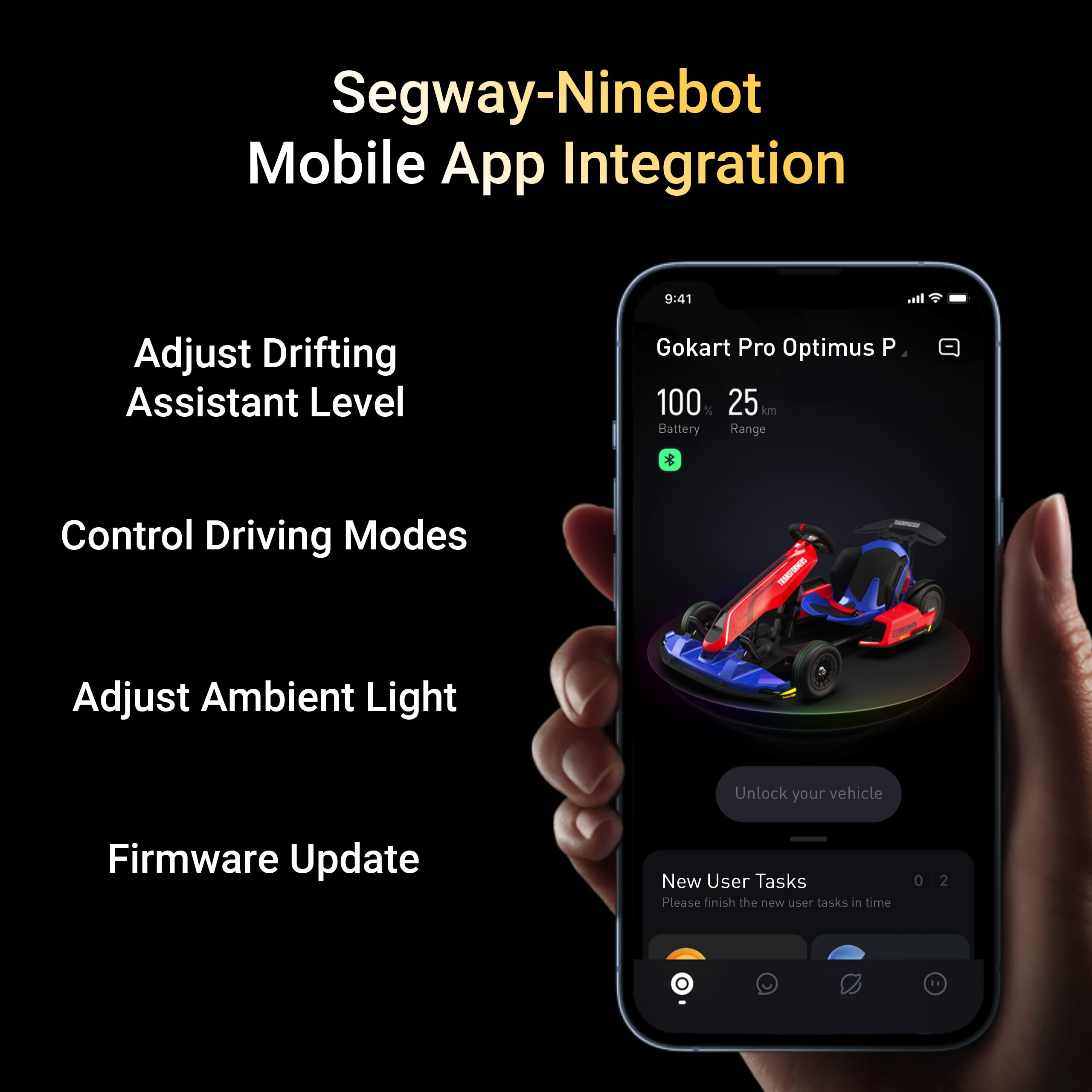 Segway Ninebot Electric Capacity Adjustable
