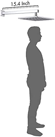 KES Black Shower Faucet Shower Valve Rain Shower