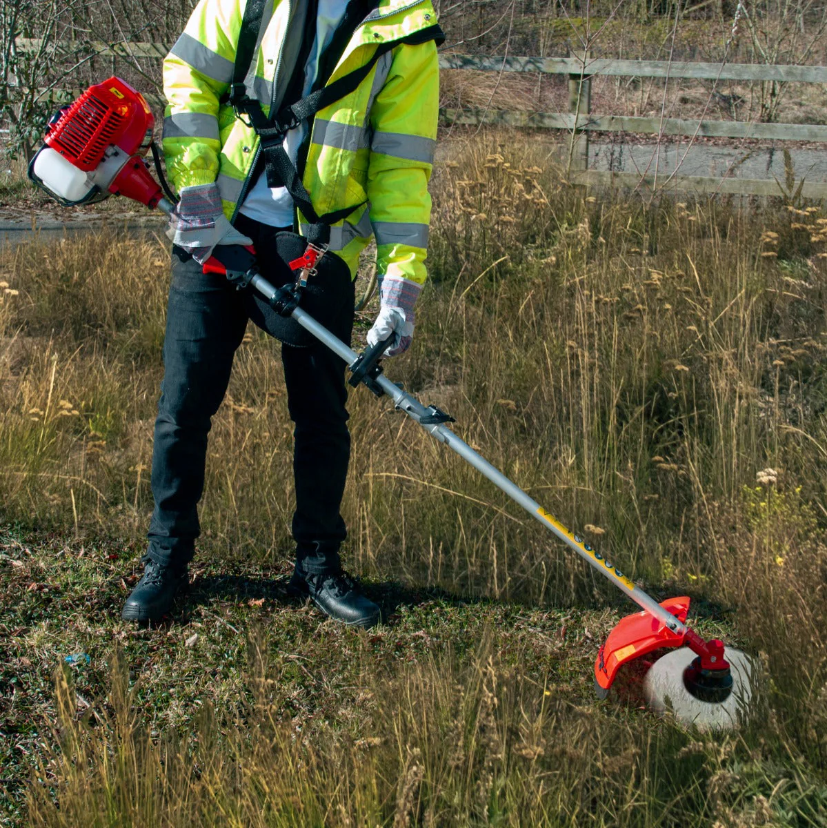 T-Mech 5 in 1 52cc Petrol Garden Cutter Multi Tool