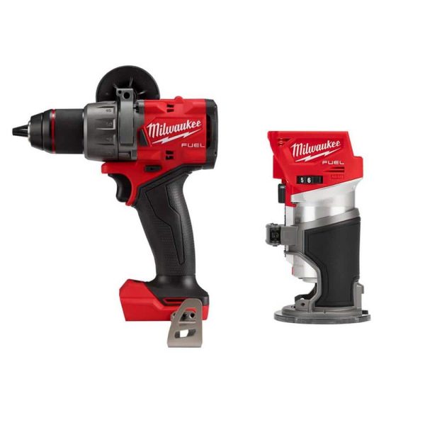 2904-20-2723-20 M18  18V Lithium-Ion Brushless Cordless 1/2 in. Hammer Drill/Driver w/Compact Router