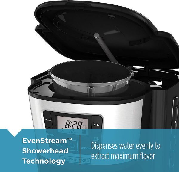 12-Cup Thermal Coffeemaker, Black/Silver, CM2035B