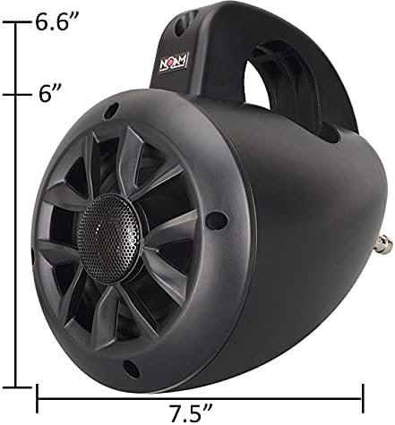 4 Channels Marine Bluetooth ATV/Golf Cart/UTV Speakers Stereo System