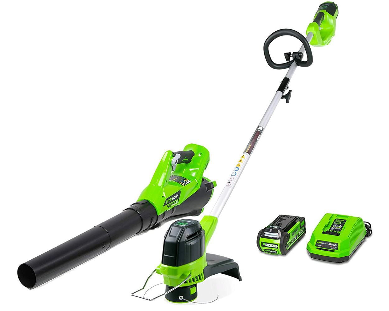 40V String Trimmer/Leaf Blower Combo W/ 2.0 Ah Battery, 1301202