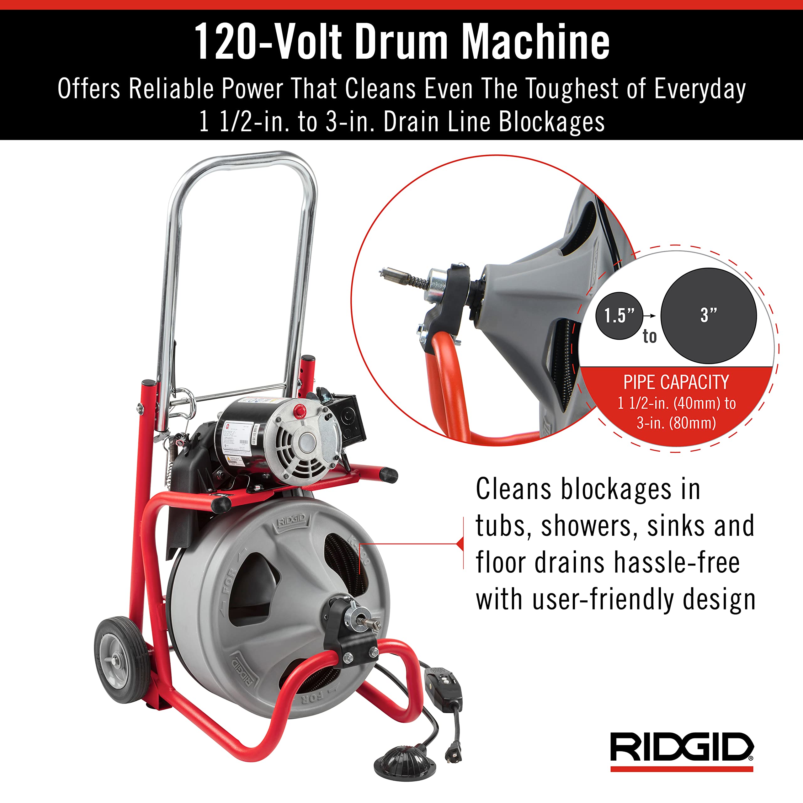 RIDGID 52363 Cleaning 120 Volt Machine