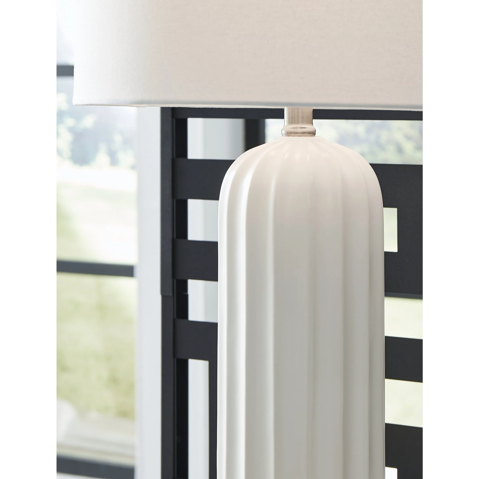 Signature Design by Ashley Clarkland White Table Lamp (Set of 2) - 13