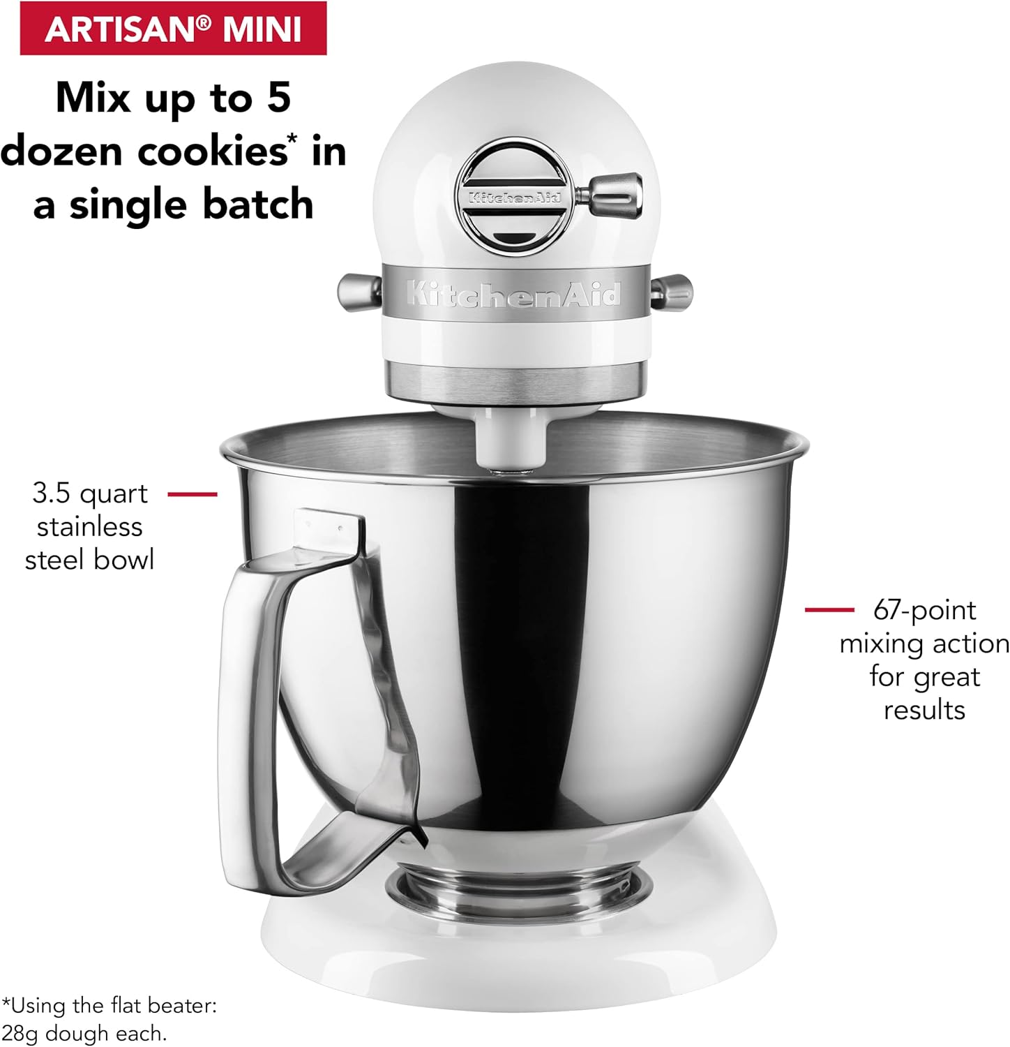 Artisan Mini 3.5 Quart Tilt-Head Stand Mixer - KSM3316X - Cast Iron Black