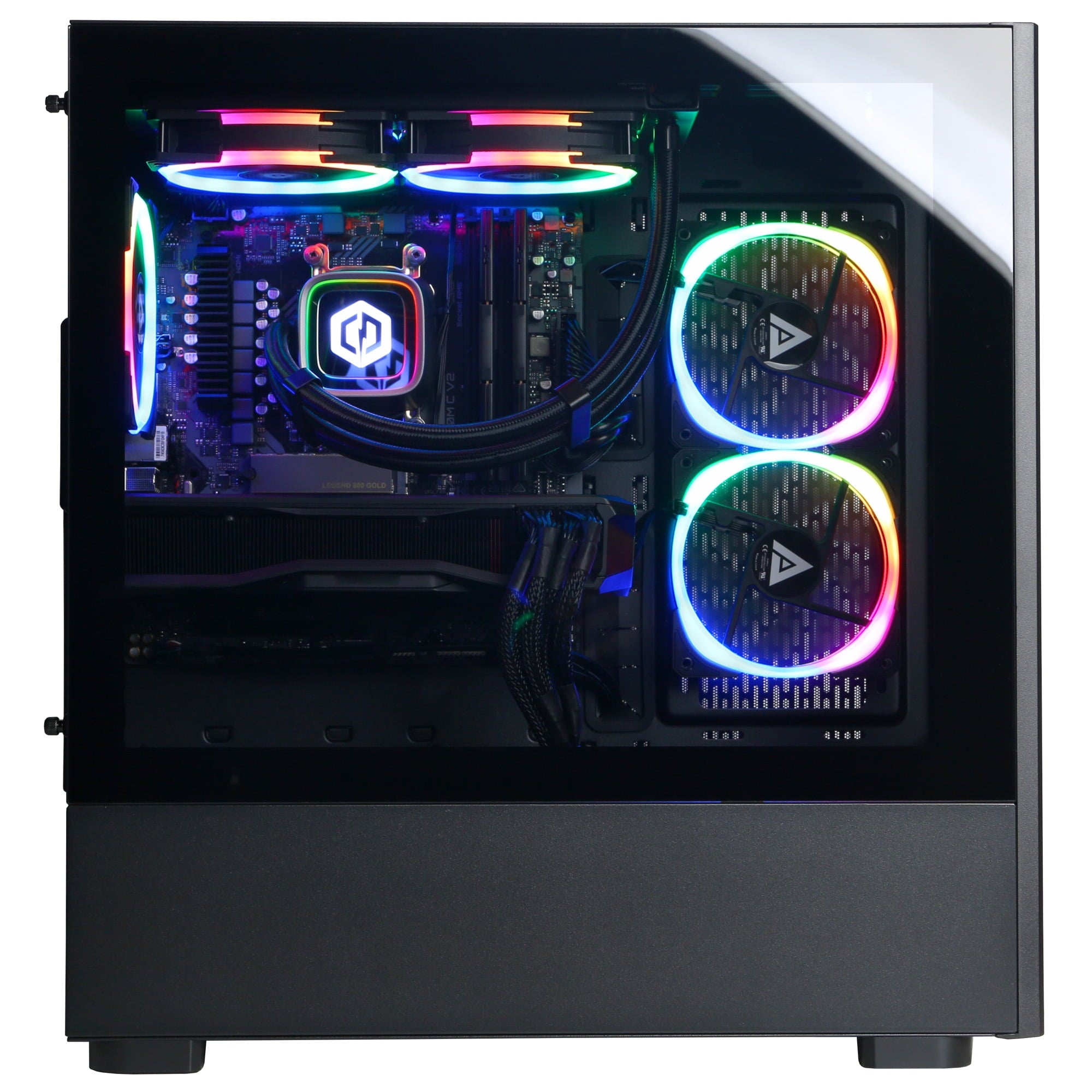 CyberPowerPC Gamer Supreme Gaming Desktop AMD Ryzen 7-7700 Radeon RX 7900 GRE 16GB - 32GB DDR5 2TB NVMe SSD Black (2024)