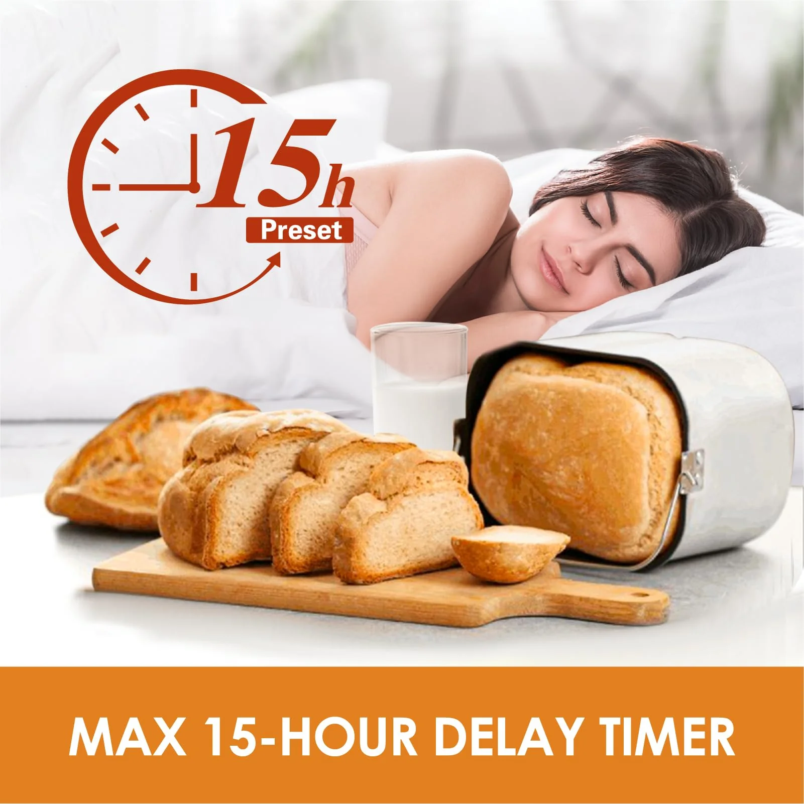 Kitchen in the box 15-in-1 Bread Maker Machine