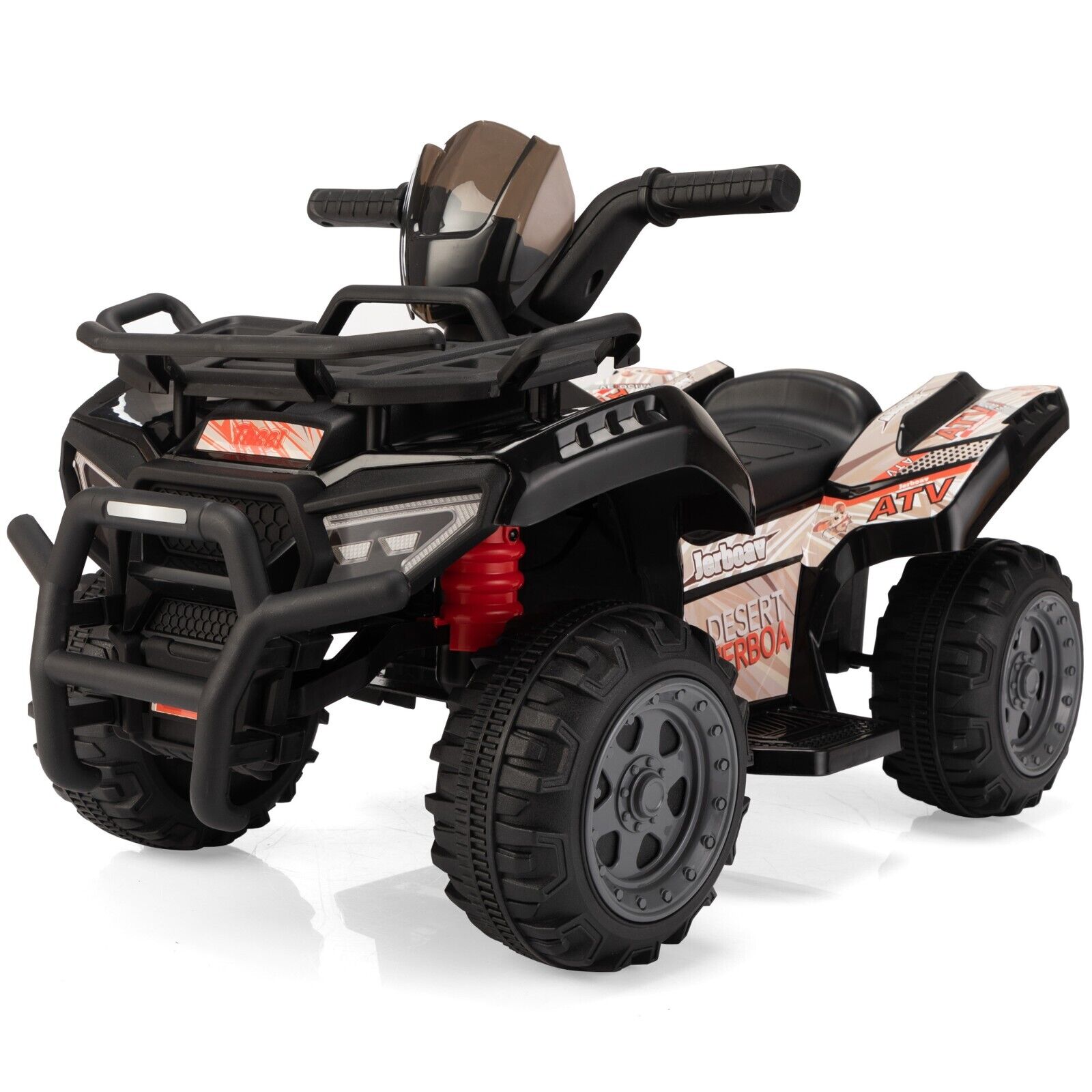 TOBBI Kids ATV Quad 4 Wheeler 6V Kids Ride On Toy Kids Electric Car with Music