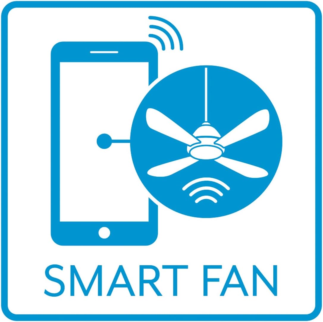 Minka-Aire Sleek 60′′ Ceiling Fan, Soft Brass/White, LED, Smart Remote/App Control, Energy Star Certified