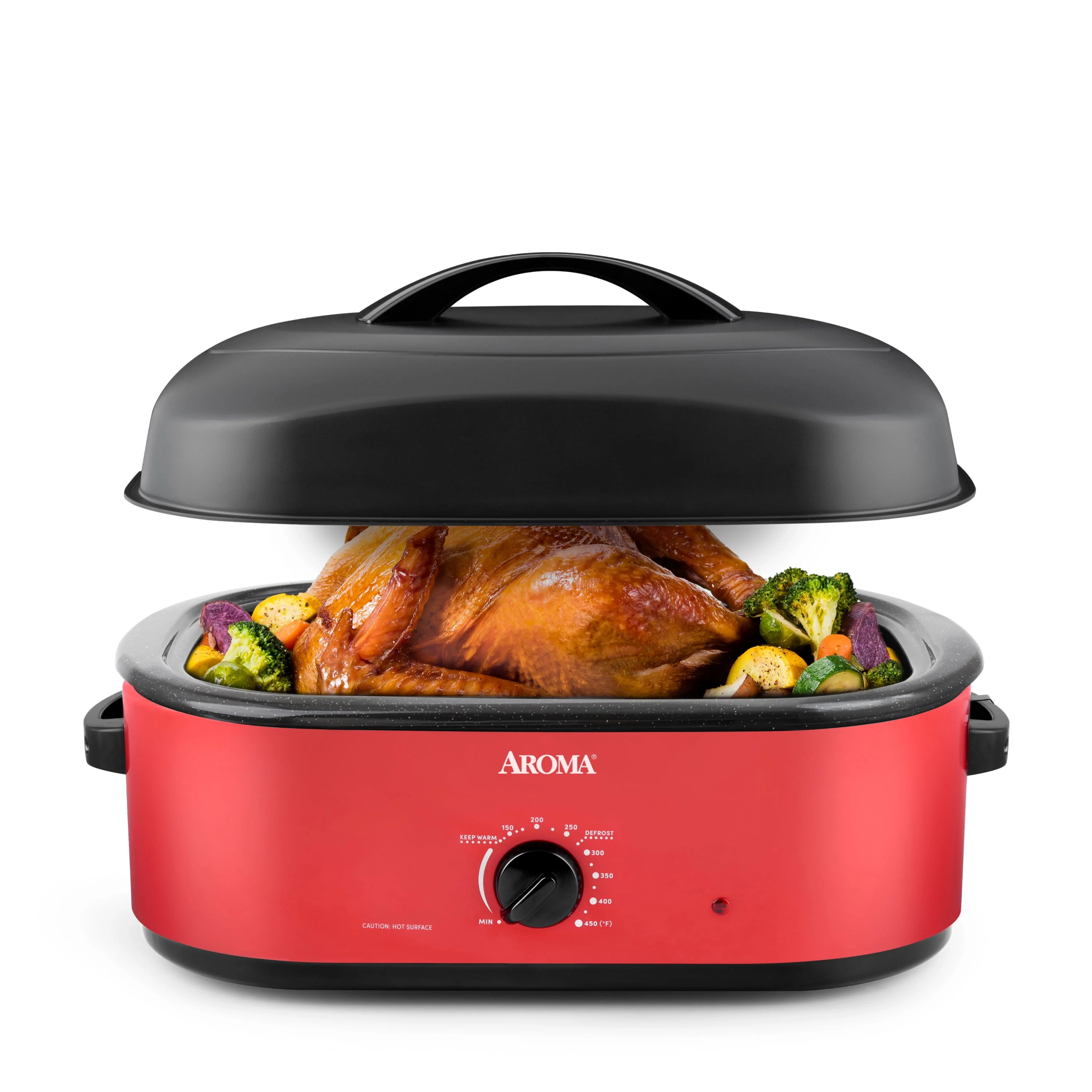 AROMA® 18Qt. Roaster Oven with High-Dome Lid (ART-718RH)