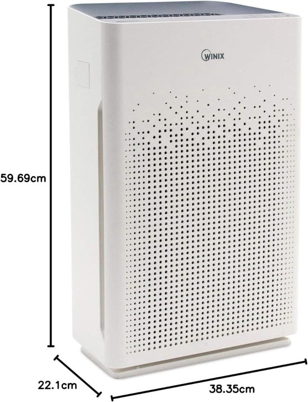 1022-0214-00 Wi-Fi Air Purifier, 360sq ft Room Capacity, Amazon Alexa and Dash Replenishment Enabled, White