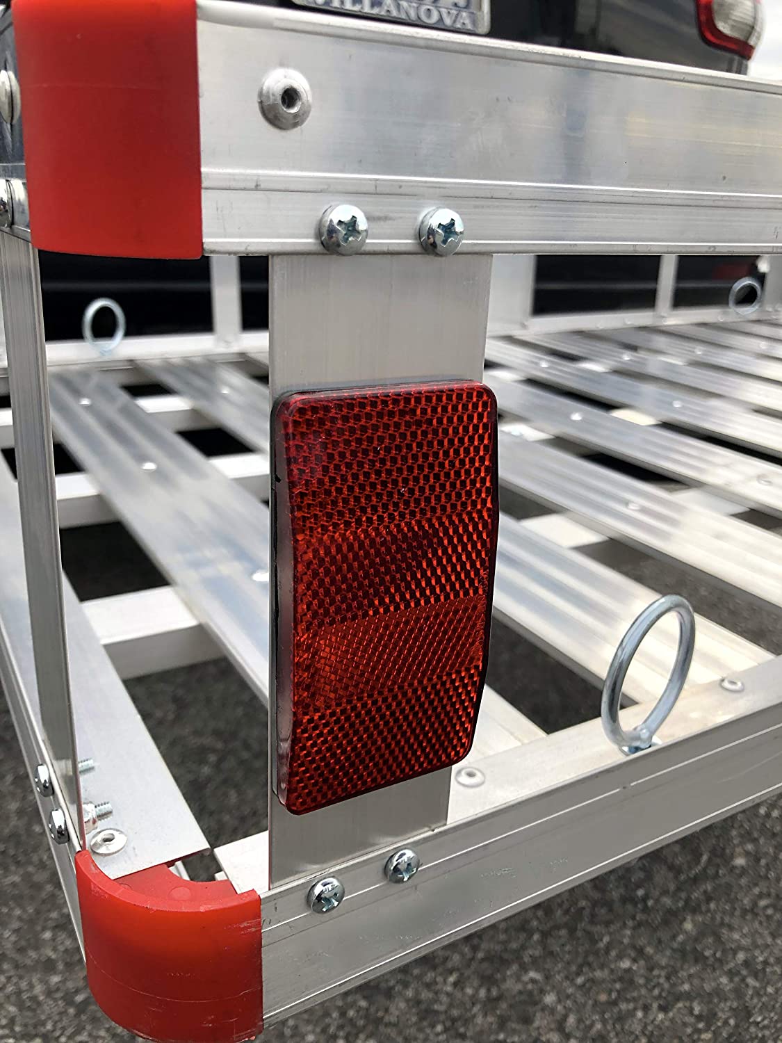 80779 Aluminum Hitch Mount Cargo Carrier with 47” Long Ramp, 1 Pack