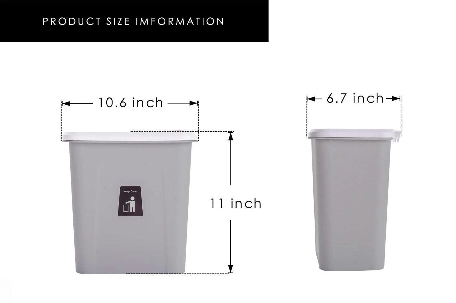 Wall Mount Kitchen Dustbin Garbage Can Cabinet